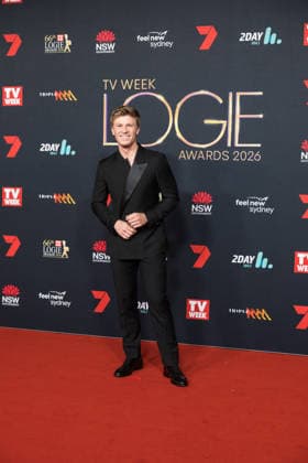 LOGIE AWARDS SYDNEY 2026, Robert Irwin attends the red carpet during the 2026 Logie Awards at the Star in Sydney, Sunday, August 16, 2026. ( NO ARCHIVING Sydney New South Wales Australia  Copyright: xANNAxKUCERAx 20260816177765643009