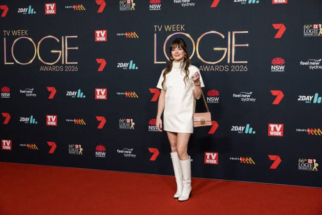 LOGIE AWARDS SYDNEY 2026, Emma Lung attends the red carpet during the 2026 Logie Awards at the Star in Sydney, Sunday, August 16, 2026. ( NO ARCHIVING Sydney New South Wales Australia  Copyright: xANNAxKUCERAx 20260816152128637208