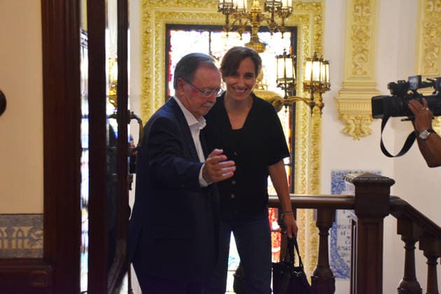 Mónica García Visits Ceuta The Minister of Health, Mónica García d, is welcomed by the President of Ceuta, Juan Jesús Vivas i, on August 16, 2026, in Ceuta, Spain. The Minister of Health visits the Autonomous City of Ceuta to gain firsthand knowledge of the health situation and hold various institutional meetings with representatives from the health and social sectors. AUGUST 16, 2026 MIGRATION CRISIS HEALTH CRISIS Gabriela Sardá Nún Ceuta, Ceuta, Spain  Copyright: xGabrielaxSardaxNunezx 7716291