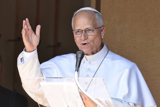 August 16, 2026. Vatican City - POPE LEO XIV delivers Angelus prayer in Castel Gandolfo. EvandroInetti_via ZUMA Wire Castel Gandolfo - ZUMAi15_ 20260816_zaf_i15_028 Copyright: xEvandroxInettix
