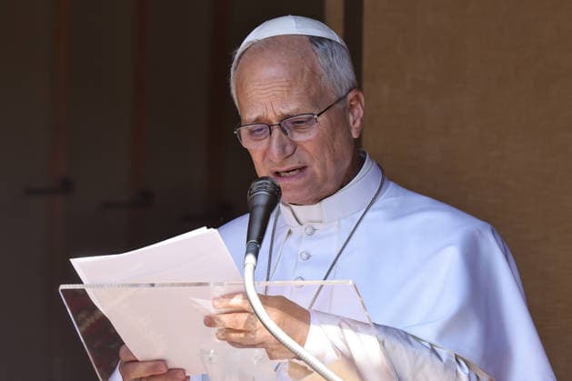 August 16, 2026. Vatican City - POPE LEO XIV delivers Angelus prayer in Castel Gandolfo. EvandroInetti_via ZUMA Wire Castel Gandolfo - ZUMAi15_ 20260816_zaf_i15_031 Copyright: xEvandroxInettix
