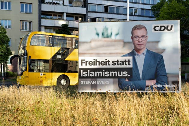 Berlin,14.08.2026,Wahlplakat der Partei CDU Stefan Evers zur Wahl zum 20.Abgeordnetenhaus von Berlin sowie zu den Bezirksverordnetenversammlungen am 20.09.2026. *** Berlin, August 14, 2026—Election poster for Stefan Evers of the CDU party for the election to the 20th Berlin House of Representatives and the district councils on September 20, 2026