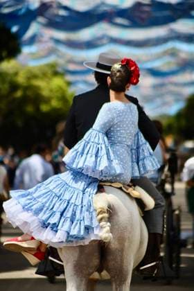 Scenes from the Málaga Fair: Horse-drawn carriages and horses parade through the Cortijo de Torres at the Málaga Fair. August 16, 2026, in Málaga, Andalusia, Spain. Locals and visitors enjoy the Málaga Fair at the fairgrounds. August 16, 2026, in Málaga, Andalusia, Málaga, Andalusia, Spain  Copyright: xÃlexxZeax 7716826