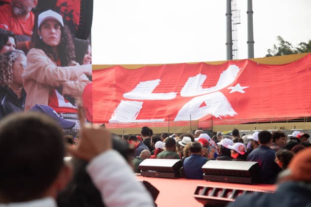 SaO BERNARDO DO CAMPO, SP - 16.08.2026: LULA ONDE TUDO COMEcOU - President Luiz Inacio Lula da Silva begins his campaign for re-election in the 2026 Elections with the event Lula Where It All Began, held on Sunday morning (16) at the Primeiro de Maio Stadium, in Sao Bernardo do Campo, SP. The former Vila Euclides Stadium was the stage for the strike movements in which Lula emerged as a political leader. x2999064x  RodileixMorais