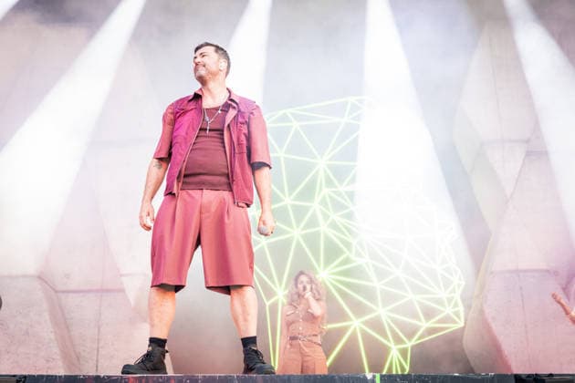 Der deutsche Rapper Marteria (Marten Laciny) am dritten Festivaltag des Highfield 2026 Highfield 2026 -Tag 3 - Marteria *** German rapper Marteria Marten Laciny on the third day of the Highfield 2026 festival Highfield 2026 Day 3 Marteria