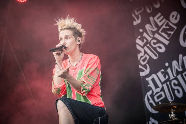 Die Deutsche Rockmusikerin Deine Cousine (Ina Bredehorn) am dritten Festival Tag des Highfield 2026 Highfield 2026 -Tag 3 - Deine Cousine *** German rock musician Deine Cousine Ina Bredehorn on the third day of the Highfield 2026 festival Highfield 2026 Day 3 Deine Cousine
