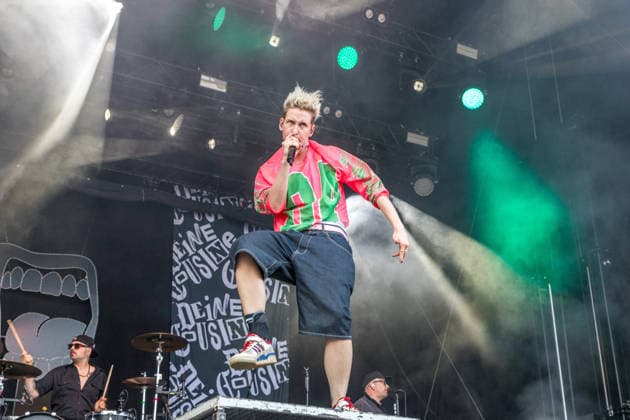 Die Deutsche Rockmusikerin Deine Cousine (Ina Bredehorn) am dritten Festival Tag des Highfield 2026 Highfield 2026 -Tag 3 - Deine Cousine *** German rock musician Deine Cousine Ina Bredehorn on the third day of the Highfield 2026 festival Highfield 2026 Day 3 Deine Cousine