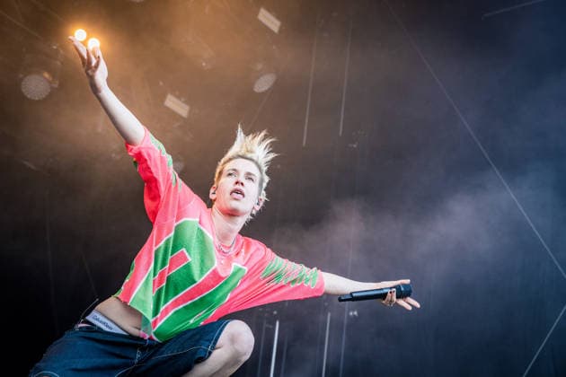 Die Deutsche Rockmusikerin Deine Cousine (Ina Bredehorn) am dritten Festival Tag des Highfield 2026 Highfield 2026 -Tag 3 - Deine Cousine *** German rock musician Deine Cousine Ina Bredehorn on the third day of the Highfield 2026 festival Highfield 2026 Day 3 Deine Cousine