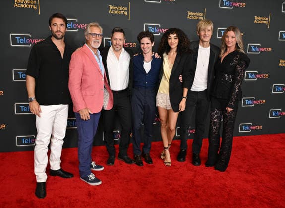 Televerse 2026 - Day 3 Josh Bowman, Henry Czerny, Nick Wechsler, Mike Kelley, Connor Paolo, Ashley Madekwe, Gabriel Mann and Emily VanCamp arriving to Televerse 2026 - Day 3 held at the JW Marriot Hotel on August 16, 2026 in Los Angeles, CA. Los Angeles JW Marriot Hotel at L.A. Live California USA Copyright: xLeexWattx xAFF-USA.COMx