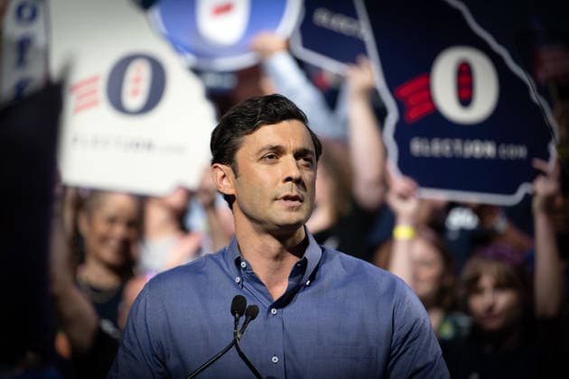 August 16, 2026, Atlanta, Georgia, USA: Sen. JON OSSOFF (D-GA) speaks to a capacity crowd at a rally in Atlanta Sunday, where he condemned Republican opponent Mike Collins over what Ossoff described as his Ã¢â‚¬oeclose tiesÃ¢â‚¬Â to white nationalism and white supremacists, including his alleged association with a neo-Nazi propagandist. Recent polls show Ossoff leading Collins by 9 points. Atlanta USA - ZUMAn03_ 20260816_zaf_n03_002 Copyright: xRobinxRaynex