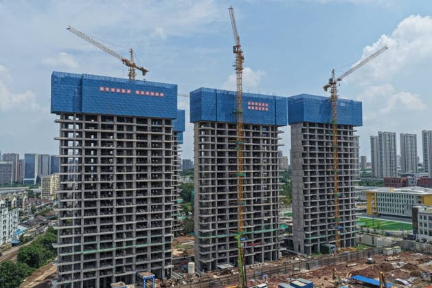 China Real Estate Market NANJING, CHINA - AUGUST 17, 2026 - Buildings under construction in Nanjing, Jiangsu, China on August 17, 2026. Nanjing Jiangsu China  Copyright: xCFOTOx i1786979334625