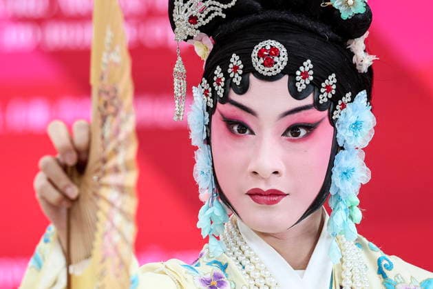 RUSSIA, REPUBLIC OF TATARSTAN - AUGUST 17, 2026: A woman artist performs in a traditional dress during the 2026 Russia-China Business Forum titled Sprouts: Russia and China Mutually Beneficial Cooperation and held at the Kazan Expo International Exhibition Centre in Bolshiye Kabany, southeast of Kazan. TASS Host Photo Agency Russia  - ZUMAt113 20260817_zaa_t113_033 Copyright: xSofyaxSandurskayax