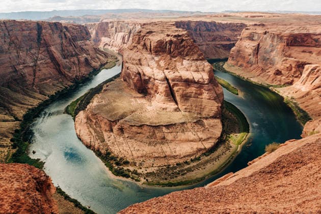 Iconic view of Horseshoe Bend in Arizona Page, Arizona, United States CR_XPQF260816-2098631-01 ,model released, Symbolfoto ,property released