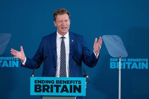 August 17, 2026, London, England, United Kingdom: RICHARD TICE, deputy leader of Reform UK and the party s Business, Trade and Energy spokesperson, speaks during a Reform UK press conference in Westminster, London. London United Kingdom - ZUMAk172 20260817_zip_k172_009 Copyright: xThomasxKrychx