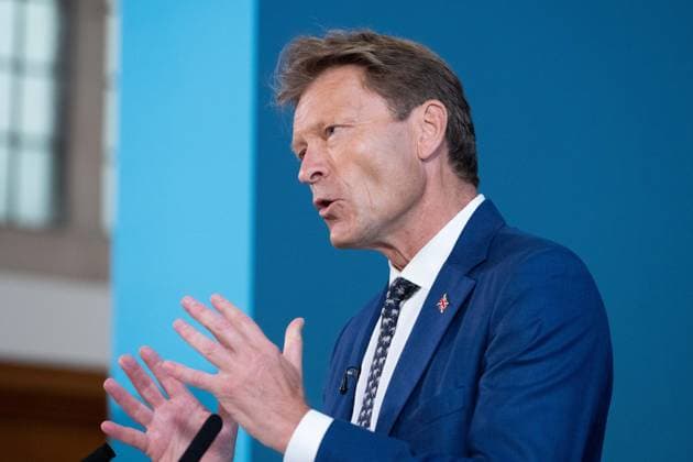 August 17, 2026, London, England, United Kingdom: RICHARD TICE, deputy leader of Reform UK and the party s Business, Trade and Energy spokesperson, speaks during a Reform UK press conference in Westminster, London. London United Kingdom  - ZUMAk172 20260817_zip_k172_019 Copyright: xThomasxKrychx