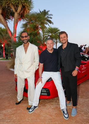 Remus Lifestyle Night 2026 - Let s Dance Star Massimo Sinato mit Joachim Llambi und Schauspieler Jörn Schlönvoigt Paguera Hilton Galatzo Hotel Mallorca Spanien *** Remus Lifestyle Night 2026: Let s Dance star Massimo Sinato with Joachim Llambi and actor Jörn Schlönvoigt at the Paguera Hilton Galatzo Hotel in Mallorca, Spain