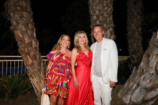 Remus Lifestyle Night 2026 - Cell Education Gründer Dr. Kay Bredehorst mit Moderatorin Frauke Ludowig und seiner Frau Urszula (li.) Paguera Hilton Galatzo Hotel Mallorca Spanien *** Remus Lifestyle Night 2026: Cell Education Founder Dr. Kay Bredehorst with host Frauke Ludowig and his wife Urszula li Paguera at the Hilton Galatzo Hotel in Mallorca, Spain