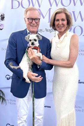 ARF Hamptons Bow Wow Meow Ball Featuring: Chuck Scarborough, Ellen Scarborough Where: Hamptons, New York, United States When: 17 Aug 2026 Credit: Iris Zimmerman INSTARimages EDITORIAL USE ONLY. NOT FOR USE BY NEWSPAPERS BASED IN THE UK. Copyright: xx instar55925327