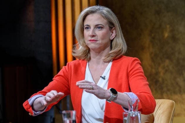 photonews.at Martin Juen - Wien, 17.08.2026.. Sommergespräch des ORF 2026 mit der Bundesvorsitzenden von NEOS. PHOTO: Vorsitzende von NEOS Beate Meinl-Reisinger ORF Summer Interview 2026 with NEOS federal chairwoman. Gespäch, Intveriew, Diskussion, ORF, TV, Fernsehen, NEOS, Regierung, Regierungsverantwortung, Klimakrise, Budget, Polarisierung, politische Bedeutung, Vertrauen Sommergespräch 2026 mit der Bundesvorsitzenden von NEOS *** photonews at Martin Juen, Vienna, August 17, 2026 ORF Summer Interview 2026 with the NEOS Federal Chairwoman PHOTO NEOS Chairwoman Beate Meinl Reisinger ORF Summer Interview 2026 with NEOS Federal Chairwoman Interview, Interview, Discussion, ORF, TV, Television, NEOS, Government, Government Responsibility 