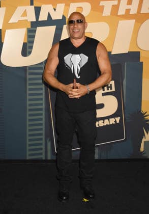 LOS ANGELES, CA - AUGUST 17: Vin Diesel at the 25th Anniversary Screening and Celebration of The Fast And The Furious on August 17, 2026 at Directors Village in Los Angeles, California on August 17, 2026. Copyright: xJeffreyxMayerx