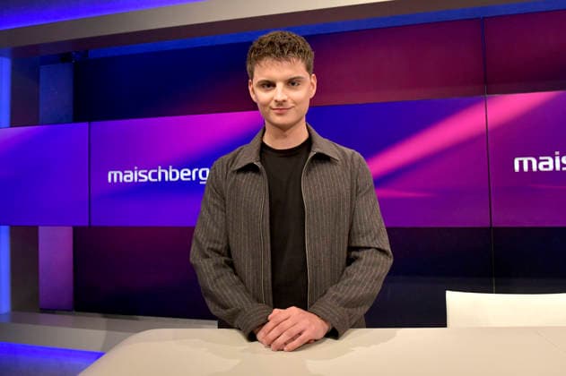 Fabian Grischkat in der ARD-Talkshow maischberger im Studio Berlin Adlershof. Berlin, 17.08.2026 *** Fabian Grischkat on the ARD talk show *maischberger* at the studio in Berlin-Adlershof, Berlin, August 17, 2026 Foto:xM.xBehrensx xFuturexImagex maischberger1708_6807
