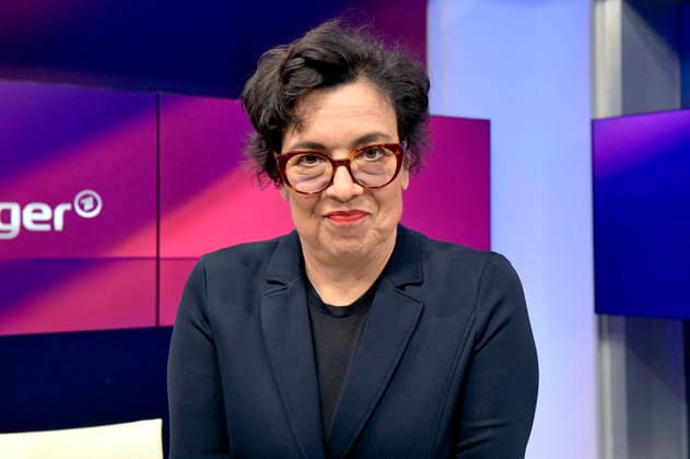 Mariam Lau in der ARD-Talkshow maischberger im Studio Berlin Adlershof. Berlin, 17.08.2026 *** Mariam Lau on the ARD talk show maischberger at the studio in Berlin-Adlershof, Berlin, August 17, 2026 Foto:xM.xBehrensx xFuturexImagex maischberger1708_6811