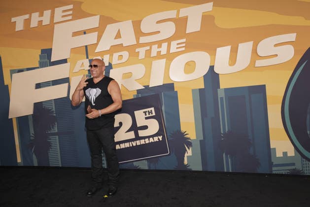 LOS ANGELES, CA - AUGUST 17: Vin Diesel and Meadow Walker attending the 25th Anniversary Screening and Celebration of The Fast And The Furious on August 17, 2026 at Directors Village in Los Angeles, California on August 17, 2026. Credit: Crash Los Angeles USA - ZUMAa123 20260817_zaa_a123_128 Copyright: xAdMediax