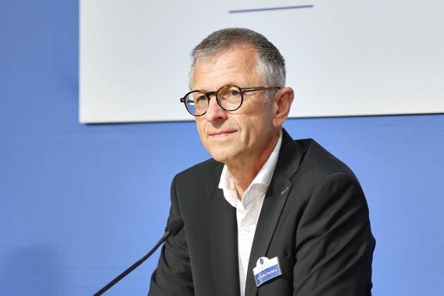 Berlin, Deutschland, 18.08.2026: Haus der Bundespressekonferenz: PK: Deutsche Stiftung Denkmalschutz, Das Schwarzbuch der Denkmalpflege - ein Verzeichnis verlorener Geschichte: Steffen Skudelny, Vorstand *** Berlin, Germany, August 18, 2026; Federal Press Conference Center; Press Conference of the German Foundation for the Preservation of Historical Monuments; *The Black Book of Historic Preservation: A Catalog of Lost History*; Steffen Skudelny, Executive Director Copyright: xdtsxNachrichtenagenturx dts_130374