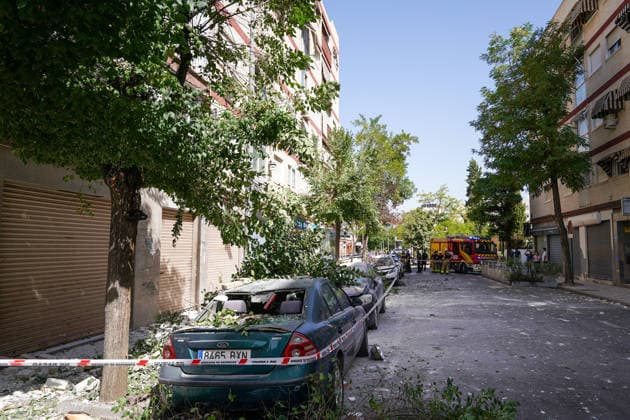 News Bilder des Tages A new strong earthquake has once again shaken Granada and its metropolitan area. Images of the damage caused by the earthquake. August 18, 2026, in Granada, Andalusia, Spain A new strong earthquake struck Granada and its metropolitan area again on Tuesday at 10:37 a.m. and was widely felt by the population. The revised measurement by the National Geographic Institute (IGN) indicates a shallow earthquake, with a magnitude of 4.7 and an epicenter in Gójar, making it the second-strongest earthquake since the start of the seismic event last Friday, August 14. AUGUST 18, 2026 Granada, Andalusia Granada, Andalusia, Spain  Copyright: xArsenioxZuritax 7719429