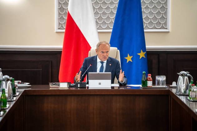 Warszawa 18.08.2026 Polish Government meeting --- Posiedzenie rzadu. Persons shown : Donald Tusk Fot. Kai Taller Arena Akcji NEWSPIX.PL --- newspix.pl POLAND OUT! 