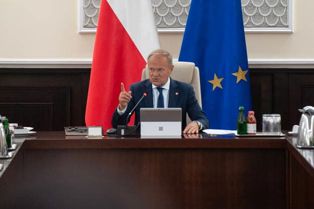 18.08.2026 WARSZAWA POSIEDZENIE RADY MINISTROW - August 18, 2026, Warsaw Council of Ministers Meeting Polish Government N Z PREMIER DONALD TUSK FOT GRZEGORZ KRZYZEWSKI FOTONEWS NEWSPIX.PL --- Newspix.pl  20260818FNGK022