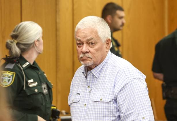 August 18, 2026, Brooksville, Florida, USA: Clark Converse, stepfather of Jennifer Odom, attends the trial of Jeffrey Crum on Tuesday, Aug. 18, 2026, at the Hernando County Courthouse in Brooksville. Brooksville USA - ZUMAs70_ 20260818_zan_s70_066 Copyright: xDouglasxR.xCliffordx