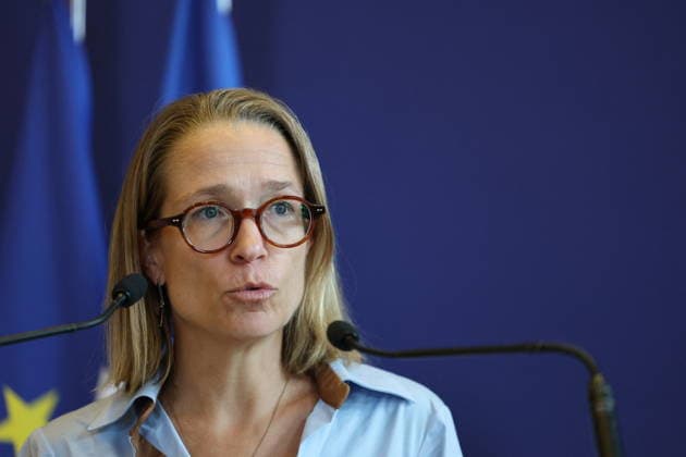 Press conference following the cyberattack targeting France tax authority - Paris Director-General of the Directorate-General for Public Finance Amelie Verdier gives a press conference on the State s response following the cyberattack targeting France s tax authority, the Directorate General of Public Finances (Direction generale des Finances Publiques - DGFiP) at Bercy, France s Economy and Finance Ministry in Paris on August 18, 2026. Photo by Raphael Lafargue ABACAPRESS.COM Paris France  Copyright: xLafarguexRaphael ABACAx