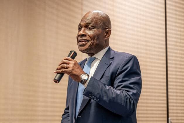 Martin Madidi Fayulu pictured during a press conference, in Brussels, on Tuesday 18 August 2026. Martin Madidi Fayulu is a politician from the Democratic Republic of the Congo (DRC). He leads the opposition party ECiDÃ .  EMILExWINDAL 183704359