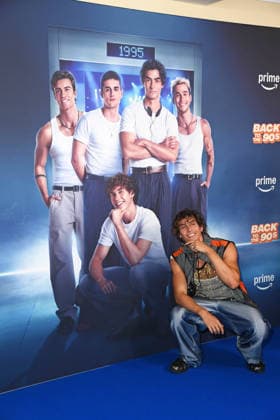 Bene Schulz bei der Prime Video Filmpremiere von BACK TO THE 90s im Delphi Filmpalast in Berlin am 18.08.2026 *** Bene Schulz at the Prime Video premiere of *BACK TO THE 90s* at the Delphi Filmpalast in Berlin on August 18, 2026