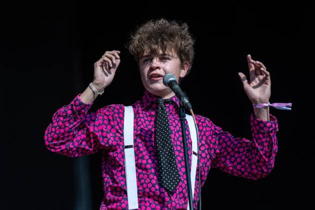 August 18, 2026, Vilar De Mouros, Portugal: British singer Tom A. Smith performs during the opening concert of Vilar de Mouros Festival 2026. Opening day of the Vilar de Mouros Festival 2026, including the surrounding area, the historic Roman bridge, festivalgoers arriving and relaxing near the river, local restaurants, security presence, and the first band performing on stage. Vilar de Mouros is one of the oldest music festivals in Portugal, often described as the country™s Woodstock. Vilar De Mouros Portugal - ZUMAs197 20260818_aaa_s197_076 Copyright: xDiogoxBaptistax