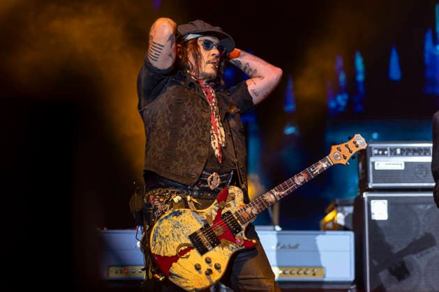 Hollywood Vampires perform at AO Arena Actor and musician Johnny Depp of Hollywood Vampires performs at AO Arena, Manchester, England, 18th August 2026. Editorial Use Only., Credit:Mike Gray MIKE GRAY - B4227 Avalon  Copyright: xMikexGrayx xMIKExGRAYx-xB4227x xAvalonx 1125388272