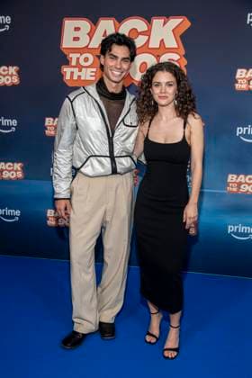 ABB AMAZON- Jacob Rott und Derya Akyol zu Gast auf dem blauen Teppich bei der Weltpremiere der Amazon Prime Serie Back to the 90s im Delphi Filmpalast am 18.AUGUST 2026 in Berlin Berlin Deutschland *** ABB AMAZON s Jacob Rott and Derya Akyol appeared on the blue carpet at the world premiere of the Amazon Prime series *Back to the 90s* at the Delphi Filmpalast on August 18, 2026, in Berlin, Germany