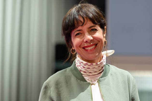 Berlin,18.08.2026,Bitkom Policy Pitch zur Abgeordnetenhauswahl 2026 im Delta Campus Neukölln.Elif Eralp Spitzenkandidatin der Linken für die Abgeordnetenhauswahl 2026 *** Berlin, August 18, 2026—Bitkom Policy Pitch for the 2026 House of Representatives election at Delta Campus Neukölln; Elif Eralp, The Left’s top candidate for the 2026 House of Representatives election