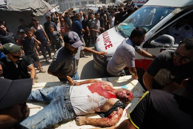 Nine killed, more than 15 injured in Gaza City strike GAZA CITY, GAZA STRIP, PALESTINE, AUGUST 19, 2026: Nine Palestinians were killed and more than 15 others were injured following a strike that targeted a municipal police station in central Gaza City, according to local sources. The wounded were taken to hospitals in Gaza City for treatment. GAZA CITY Palestine, State of Copyright: x xRamzixAbuxAmerx xJNAxPressx