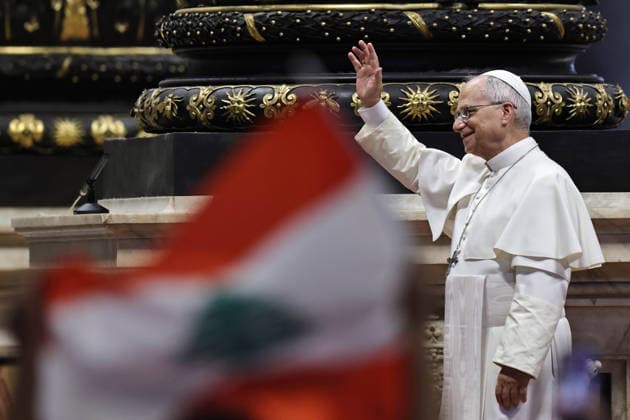 August 19, 2026. Vatican City - POPE LEO XIV during his wednesday General Audience in St. Peter s Basilica at the Vatican EvandroInetti_via ZUMA Wire Vatican City State  - ZUMAi15_ 20260819_zaf_i15_050 Copyright: xEvandroxInettix