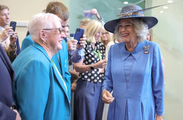 . 19 08 2026. York, United Kingdom. Queen Camilla during a visit to the Ebor Festival at York Racecourse, United Kingdom.  xPoolx xi-Imagesx IIM-26955-0010