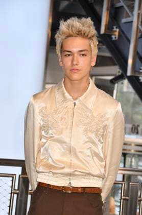 NEW YORK, NY - AUGUST 19: Hudson Stone at the Empire State Building to celebrate the release of Disney™s Camp Rock 3. on August 19, 2026 in New York City. Copyright: xMediaPunchx