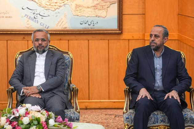 Iranian Parliament Speaker Ghalibaf Leaves Iran For Iraq Officials are seen as Iranian Parliament Speaker Mohammad Bagher Ghalibaf leaves Mehrabad International Airport for Baghdad, Iraq, in Tehran, Iran, on August 19, 2026. Ghalibaf travelled to Iraq for meetings with Iraqi parliamentary officials and senior political figures, and was seen off by deputy parliament speaker Hamidreza Haji-Babai, presidential parliamentary affairs official Mohsen Esmaeili and Iraq s ambassador to Tehran, Yasser Abdul-Zahra al-Hajjaj. Tehran Tehran Iran Copyright: xHamedxMalekpourx