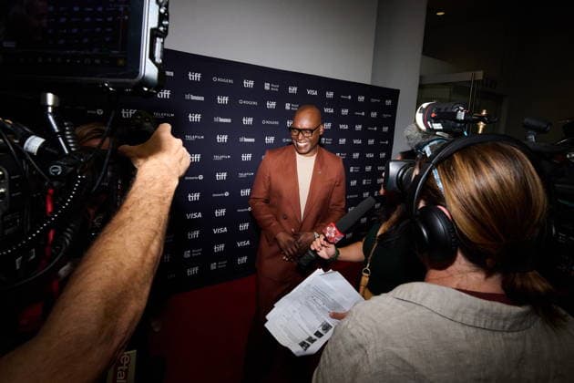 August 19, 2026, Toronto, On, Canada: TIFF CEO Cameron Bailey walks a red carpet after a press event in Toronto, on Wednesday, Aug. 19, 2026. Toronto Canada  - ZUMAc35_ 20260819_zaf_c35_092 Copyright: xSammyxKoganx