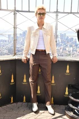 Disney’s Camp Rock 3 Cast visit the Empire State Building NEW YORK, NY - AUGUST 19: Casey Trotter at the Empire State Building to celebrate the release of Disney’s Camp Rock 3. on August 19, 2026 in New York City. Credit: John Fycke AdMedia. 19 Aug 2026 Pictured: Hudson Stone. Photo credit: John Fycke AdMedia MEGA TheMegaAgency.com sales@mega.global  Copyright: xThexMegaxAgencyxJohnxFycke AdMediax xMEGAx