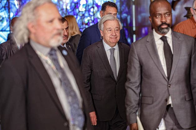 August 19, 2026, New York, New York, United States: Secretary-General ANTONIO GUTERRES leaves following an observance of World Humanitarian Day and the anniversary of the 19 August 2003 bombing of the UN headquarters at the Canal Hotel in Baghdad, Iraq, at UNHQ. New York United States - ZUMAo116 20260819_znp_o116_023 Copyright: xBiancaxOterox