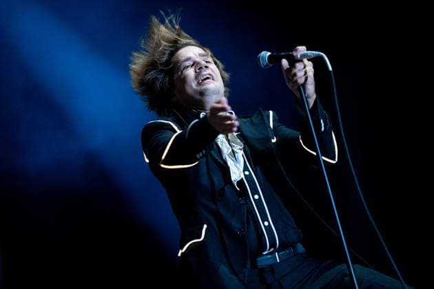 The Hives at Vilar de Mouros 2026 - 19 Aug 2026 Vocalist Howlin’ Pelle Almqvist of the Swedish garage?rock band The Hives performs during the second day of the Vilar de Mouros Festival. Vilar de Mouros Portugal Copyright: xDiogoxBaptistax xSOPAxImagesx DB_TheHives20260819_012