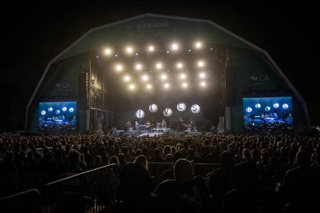 August 19, 2026, Vilar De Mouros, Portugal: Vocalist Howlin™ Pelle Almqvist of the Swedish garage?rock band The Hives performs during the second day of the Vilar de Mouros Festival. Vilar De Mouros Portugal - ZUMAs197 20260819_aaa_s197_263 Copyright: xDiogoxBaptistax