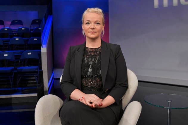 Susanne Petersohn in der ARD-Talkshow maischberger im Studio Berlin Adlershof. Berlin, 19.08.2026 *** Susanne Petersohn on the ARD talk show *maischberger* at the studio in Berlin-Adlershof, Berlin, August 19, 2026 Foto:xM.xBehrensx xFuturexImagex maischberger1908_6826